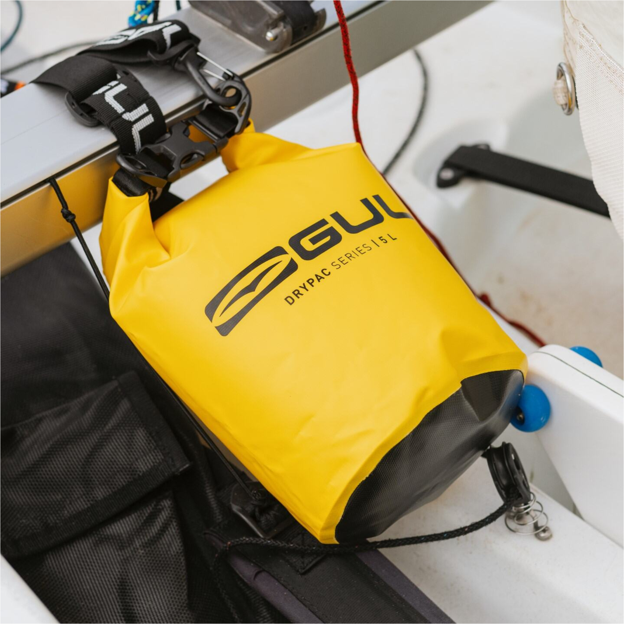 2025 Gul 5L Drypac Series Dry Bag LU0116 - Yellow / Black
